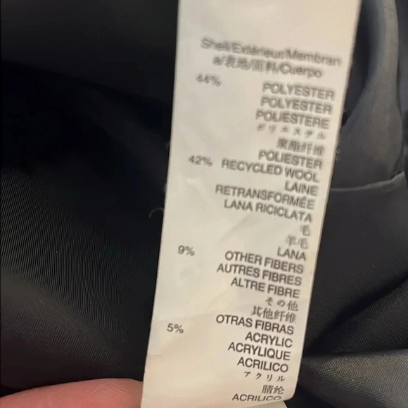 Gap | Wool blend suit jacket/blazer/sport coat Charcoal gray Men’s size M - Picture 10 of 11